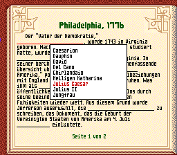 Mario's Time Machine (Germany) In game screenshot